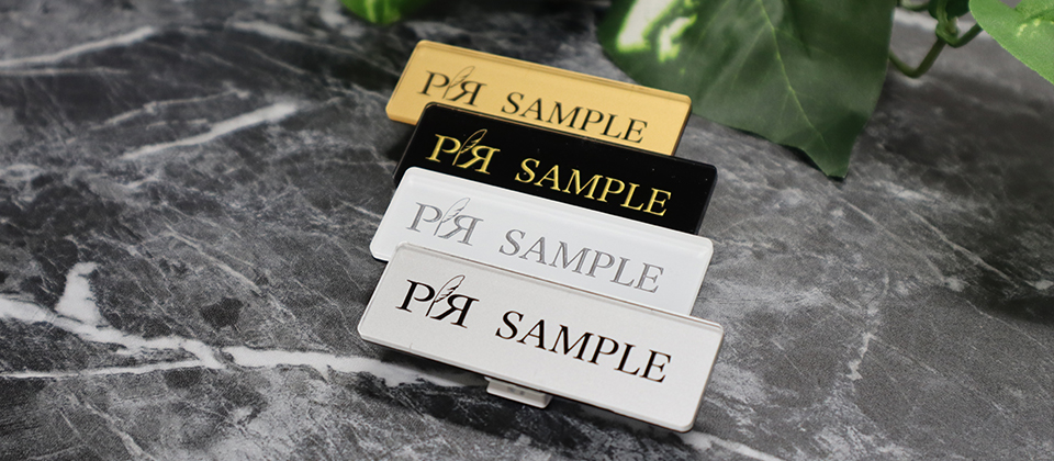 アクリル名札クリア