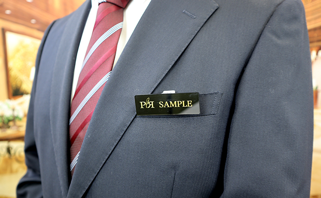 アクリル名札クリア