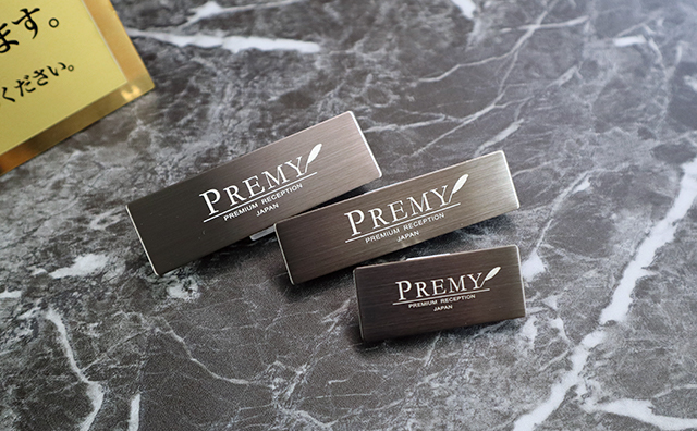 メタル名札ブラック