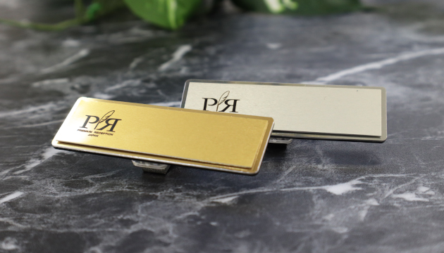 メタル名札ソリッド