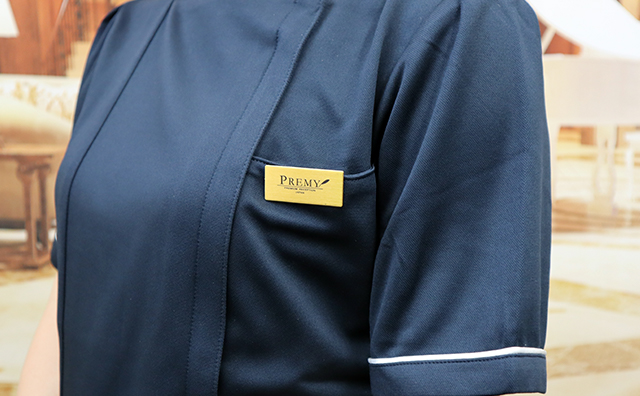 メタル名札ゴールドイメージ