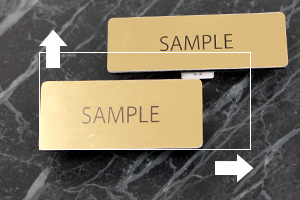 メタル名札ライトサイズ変更