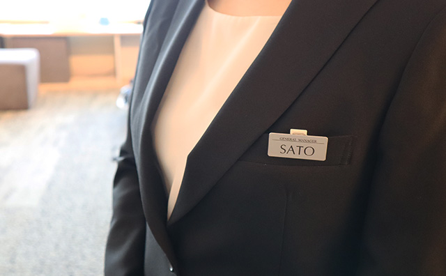 メタル名札アルミ装着