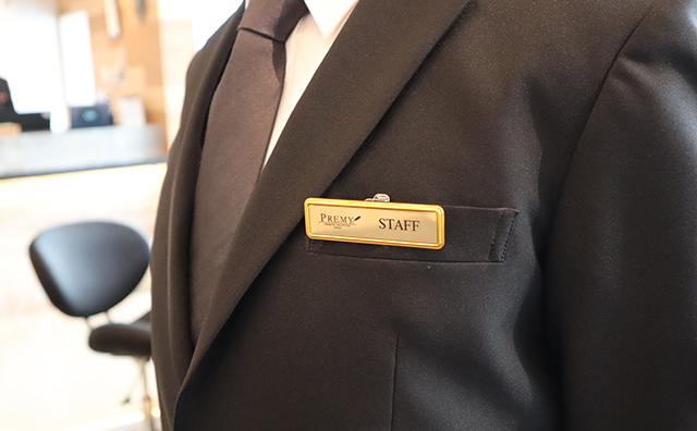 メタル名札テライオ装着