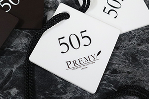 クローク札ダイヤ名入れ加工