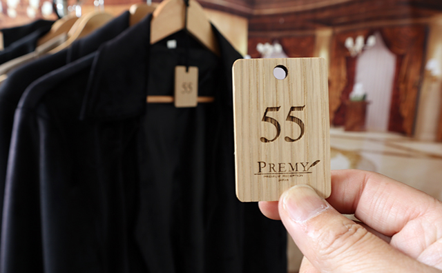 木製クローク札