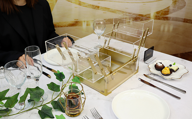 アフタヌーンティースタンドドルチェ