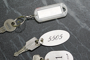 ロッカーキータグ違い