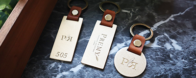 真鍮ルームキーホルダー